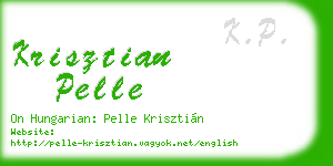 krisztian pelle business card